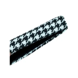 The Metropolitan Wallet Houndstooth Tri-Fold Organizer Black White‎ NWT 7.5x3.5 thumbnail 2