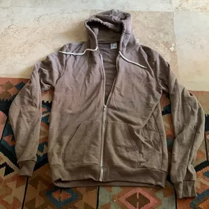 Zip up long sleeve hoodie jacket with pockets casual California basic loungewear thumbnail 1
