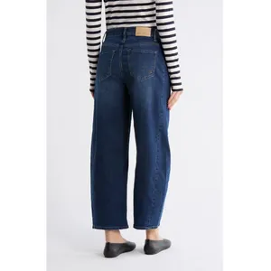 NWOT Seven7 Relaxed Fit High Waist Pieced Barrel Jeans in Canyon Size 12 thumbnail 2