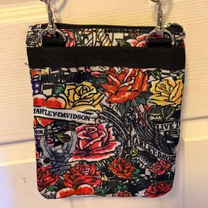 Harley Davidson Floral Shoulder Bag nwot thumbnail 2
