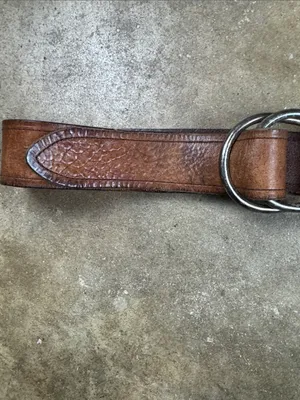 Classic Brown Leather Belt with Large Loop Buckles
Size: Medium thumbnail 3