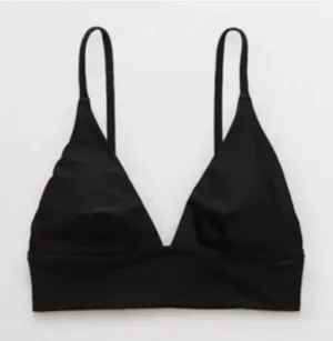 Aerie Black Longline Bikini Top thumbnail 1