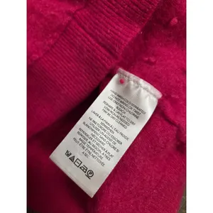 Free People Ottoman Slouchy Tunic Size M 100% cashmere Bright Pink Sweater thumbnail 4