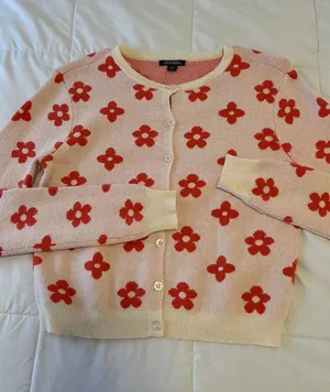 Target wild fable flower cardigan thumbnail 1