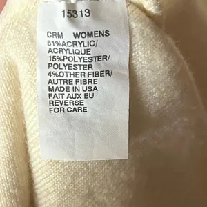 Woolrich Patterned Hooded Fleece Jacket Women’s Size Medium White/Cream Colored thumbnail 8