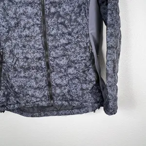 Columbia‎ Womens Gray Floral Quilted Full Zip Hooded Jacket XK0913 Size M thumbnail 4
