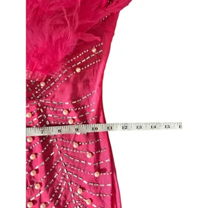 Women's Bodycon Super Pearly Pink Lace Dress thumbnail 5