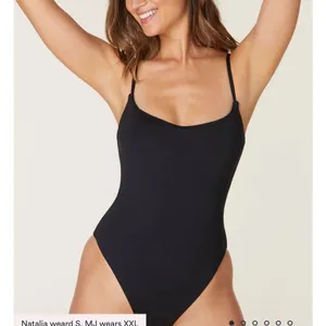 Andie Swim‎ The Fiji One Piece Swimsuit Black size XS NWT minimalist thumbnail 1
