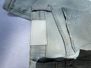 Pistola Forever Jeans Light Wash Distressed Straight Leg Denim thumbnail 6