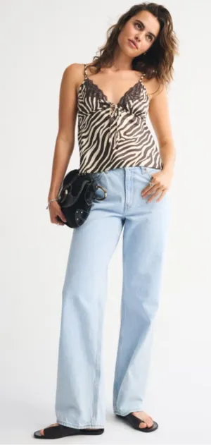 Abercrombie High Rise Loose Jean thumbnail 1