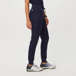 FIGS Zamora Jogger Scrub Pants Navy Blue thumbnail 3