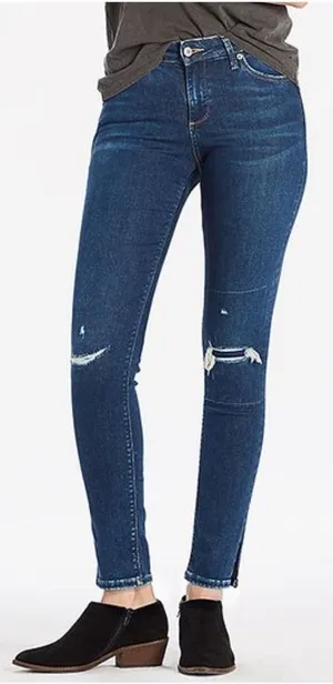 Lucky Brand Lolita Robinson Side-Slit Low Rise Skinny Jeans thumbnail 1