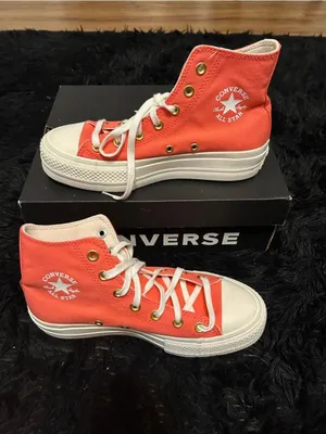 CONVERSE Chuck Taylor All Star Lift Platform High 'Watermelon Slushy' shoes sz 7 thumbnail 8