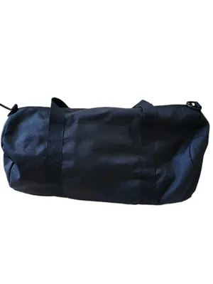 Abercrombie & Fitch Large Black Tote Shopping Travel Duffle Bag with Logo 20" thumbnail 3