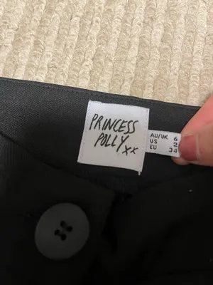 Princess Polly Archer Pants Black thumbnail 4