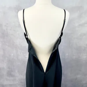 DB Studio Maxi Dress Women Size 4 High Slit Twist Front Formal Prom Gala Y2K 90s thumbnail 7