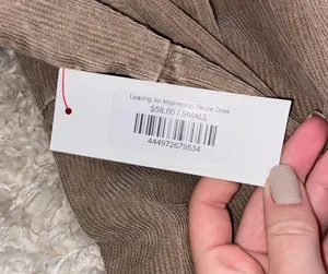 Leaving An Impression Taupe Dress thumbnail 7