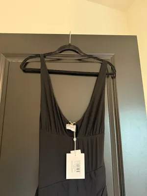 NWT Runaway The Label Denver Maxi Dress in Black thumbnail 6