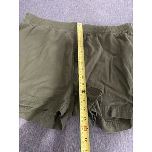 Old Navy Women's Olive Green Linen Blend Comfort Waistband Shorts Sz XL thumbnail 4