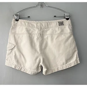 The North Face A5 Series Mini Shorts Size 8 Khaki Canvas Cargo Hiking Gorpcore thumbnail 4