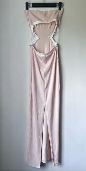 Princess Polly Greta Beige White Strapless Cut Out Maxi Dress 2 thumbnail 10