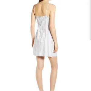 Cupcakes & Cashmere x Revolve Soleil Striped Mini Dress in Optic White Size 4 thumbnail 4