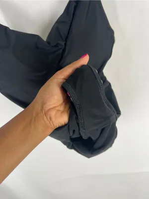 Aerie Twist Cutout One Piece Swimsuit Black Size M NWT thumbnail 6