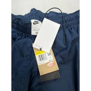 Nike Womens Sportswear Essential Mid-Rise Woven Joggers Navy FV7668-478 Small thumbnail 5