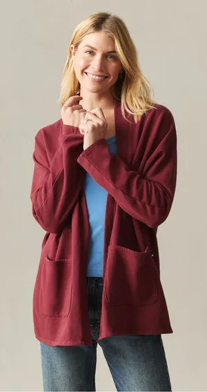 American Giant Women's French Terry Cardigan size xs thumbnail 1