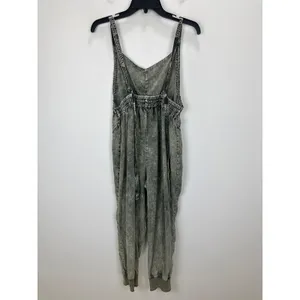 Free People Movement Split Rock Jumpsuit Grunge Boho Square Neck Backless Small thumbnail 11
