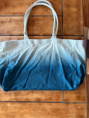 Athleta Ombre Canvas Tote Bag thumbnail 3