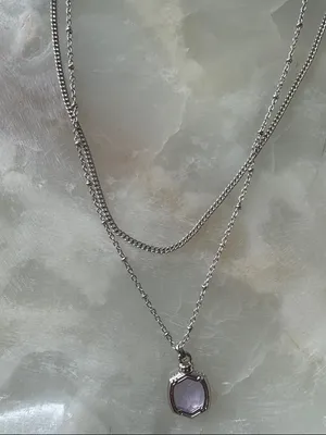Kendra Scott Davie Intaglio multi strand necklace thumbnail 4
