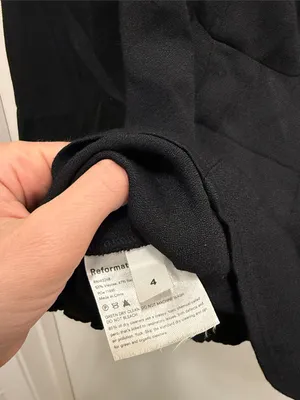 Reformation Reign Top Black thumbnail 3