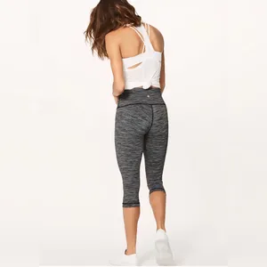 Lululemon Wunder Under Hi-Rise 1/2 Tight Luxtreme 17" Size 8 Black Slate thumbnail 2