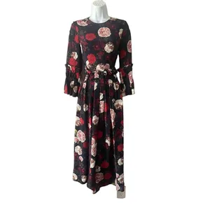 Mother Of Pearl silk Floral Dress thumbnail 3