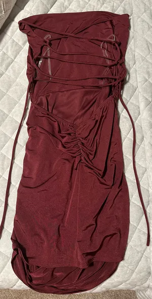 Windsor Maroon Dress thumbnail 3