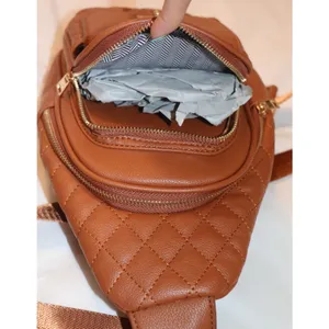 SG SUGU Emma Diamond Quilted Triple Compartment Crossbody Sling Bag thumbnail 8