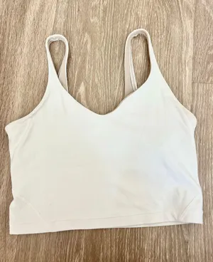 Lululemon Align Tank in White size 8 thumbnail 1
