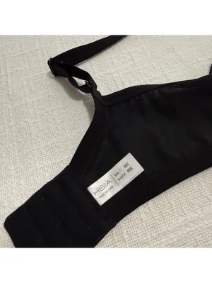 HSIA 36C Enchante Unlined Black Lace Underwire Bra Minimizer thumbnail 6