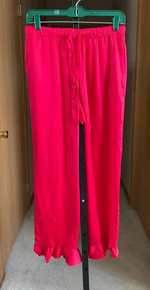 Women's Victoria's Secret Red Pajama Pants S thumbnail 1