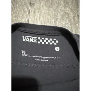 Vans Womens Tank Top S Black White Graphic Muscle‎ Cotton Skater Rose Palm Punk thumbnail 3