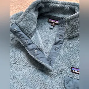 Patagonia Abalone Blue Women’s Re-Tool Snap T Fleece Pullover Jacket Size S thumbnail 11