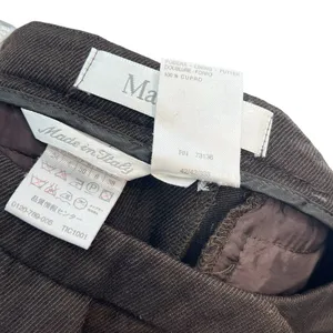 MaxMara Trouser Dress Pants‎ Wool Back Zip Pockets Brown Size US 4 thumbnail 11