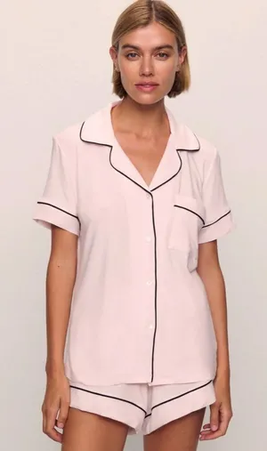 Eberjey - Gisele TENCEL Modal Relaxed Short PJ Set thumbnail 1
