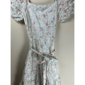 LoveShackFancy Clementine Eyelet Dress Size 2 Coquette Floral Girly Midi Length thumbnail 9