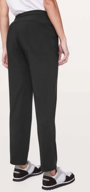 Lululemon on the move black straight fit pants 4 thumbnail 1