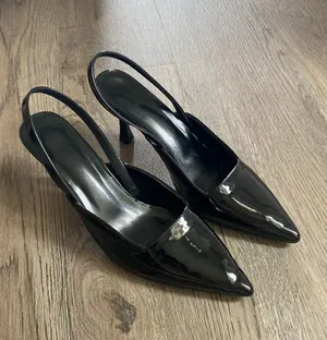 SheIn Black Slingback Kitten Heels thumbnail 2