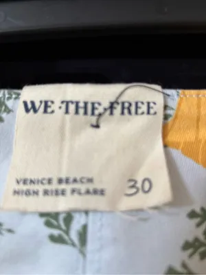 We The Free Yellow Floral Boot Cut Pants thumbnail 8