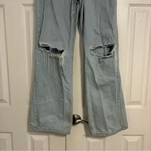 Garage Wide Leg Lightwash Jeans thumbnail 2