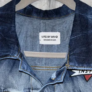 Litz by Unio Size XL Jean Jacket Blue thumbnail 4